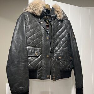 Ladies Leather Belstaff Jacket